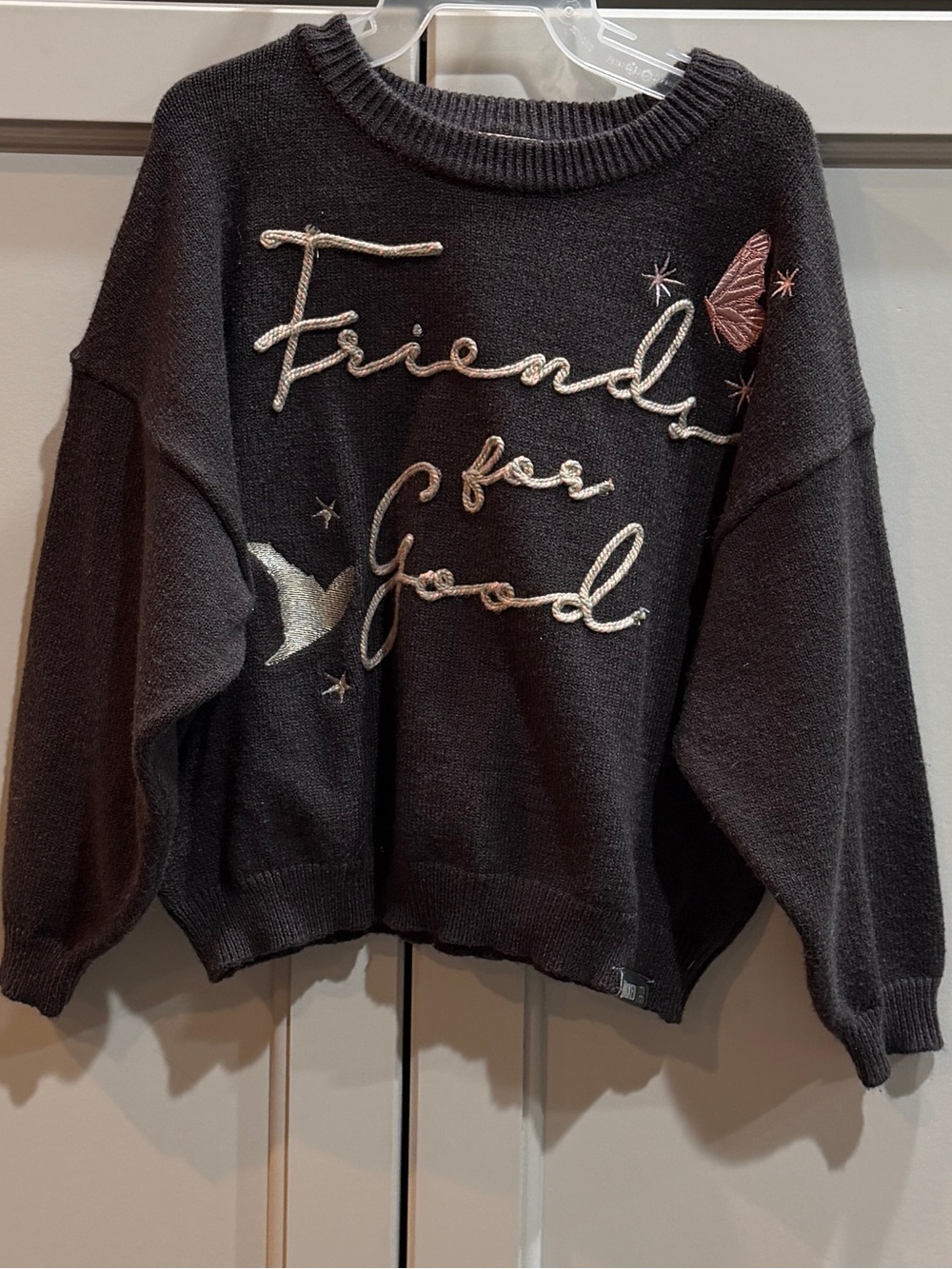 Wicked Charcoal “Friends for Good” Sweater